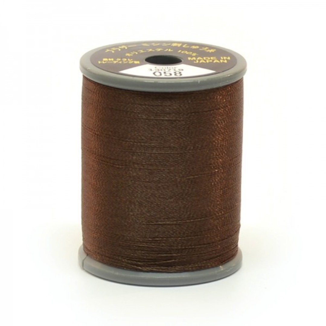 Brother Embroidery Thread - 300m - Dark Brown 058 image 0